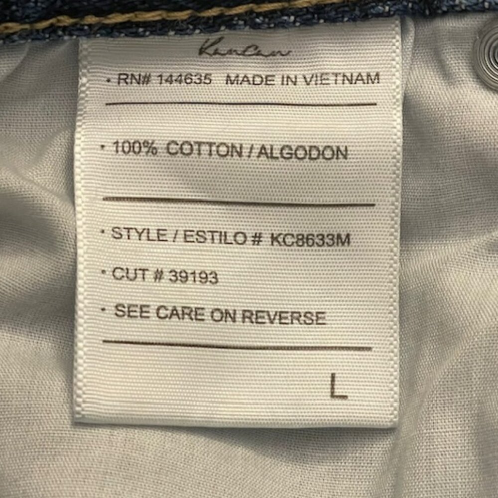 KanCan 100% Cotton High Rise Denim Jean Shorts Lorna Mom Shorts Large - Picture 7 of 7